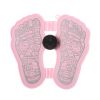 Color: Pink, style: Battery models - Portable Pulse Home Foot Relaxing Massager