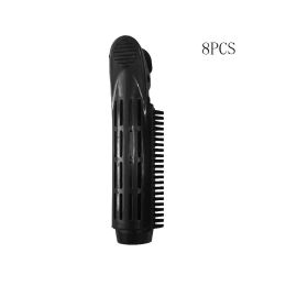 Color: Black, quantity: 8PCS - Bangs Styling Hair Blowing Root Clip