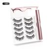 style: 5PC 008 - Magnetic eyeliner false eyelashes