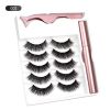 style: 5PC 001 - Magnetic eyeliner false eyelashes