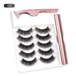 style: 5PC 001 - Magnetic eyeliner false eyelashes