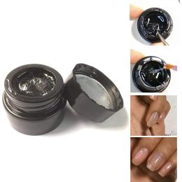 Specification: Black - Fiber extension rubber reinforcement repair nail polish