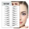 style: 16style 3pcs - Waterproof 6D Eyebrow Tattoo Semi-Permanent Embroidery Natural Long Lasting Fake Eyebrow