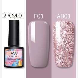 Style: Package 9 - MAD DOL pure color nail polish