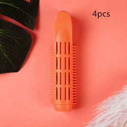 Color: Orange, quantity: Q4pcs - Bangs Styling Hair Blowing Root Clip