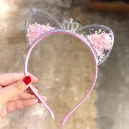 Color: Transparent, style: B - Cute cat ear headband