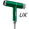 Color: Green, Electrical outlet: UK-Color box, style:  - New Concept Hair Dryer Household Hair Dryer