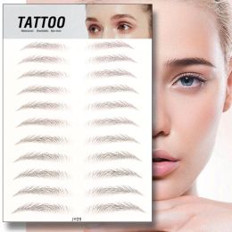 style: 9Bstyle - Waterproof 6D Eyebrow Tattoo Semi-Permanent Embroidery Natural Long Lasting Fake Eyebrow