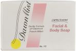 . Case of [250] Facial & Body Bar Soaps - French Milled, 1.35 oz .