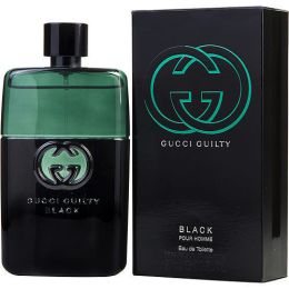 GUCCI GUILTY BLACK POUR HOMME by Gucci EDT SPRAY 3 OZ