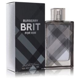 Burberry Brit Eau De Toilette Spray 3.4 Oz For Men